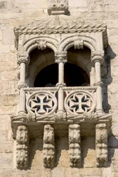 A balcony on the Tower of Belem, built c.1514